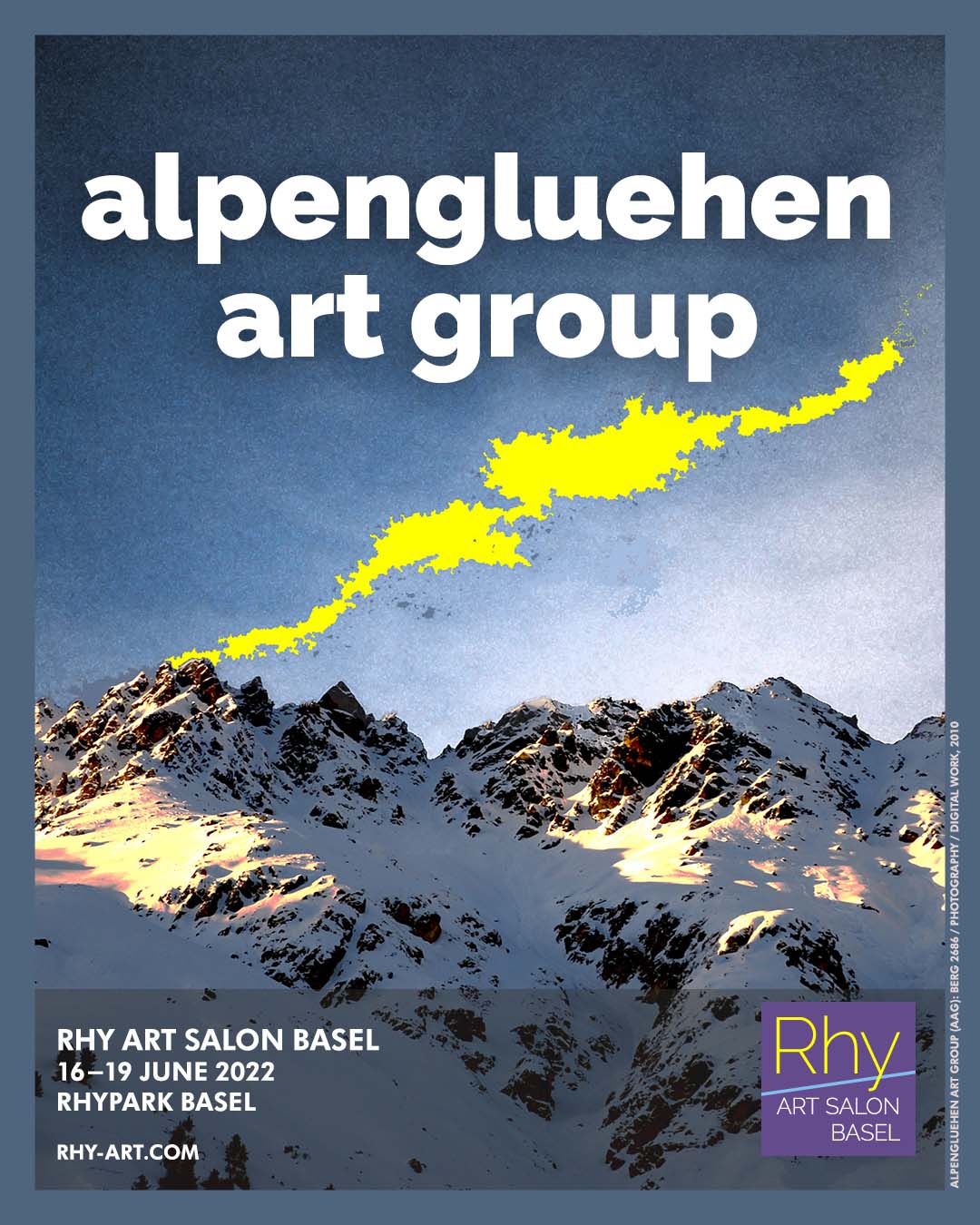 alpengluehen art group (aag) at Rhy Art Salon Basel 2022