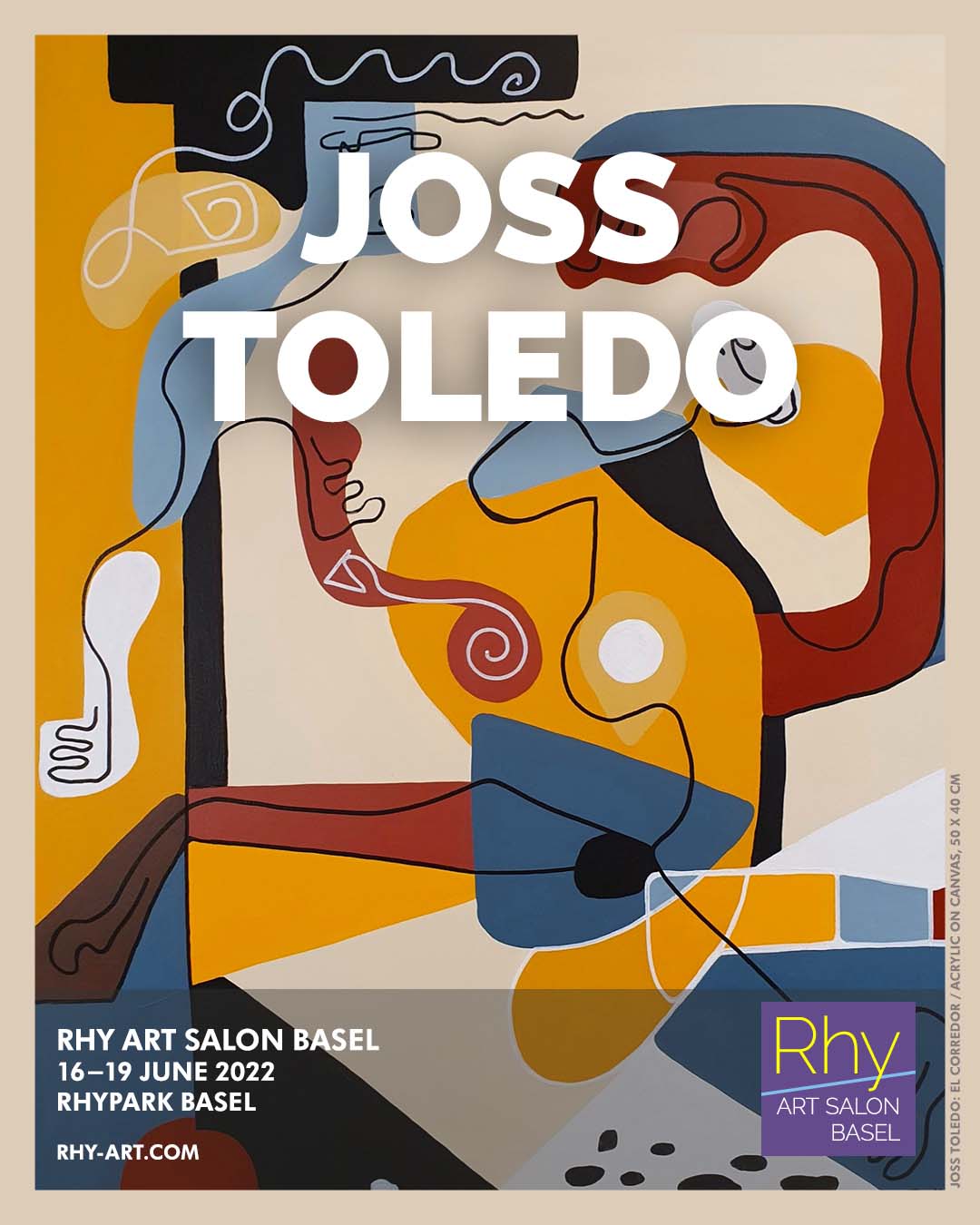 Joss Toledo at Rhy Art Salon Basel 2022